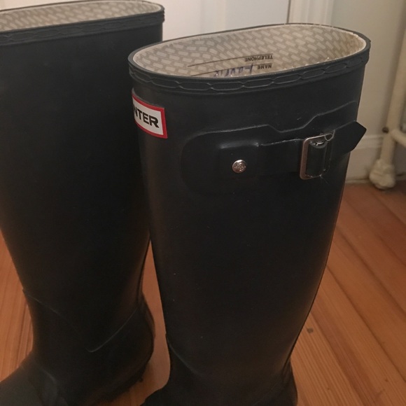 Dark navy hunter boots - Picture 2 of 4